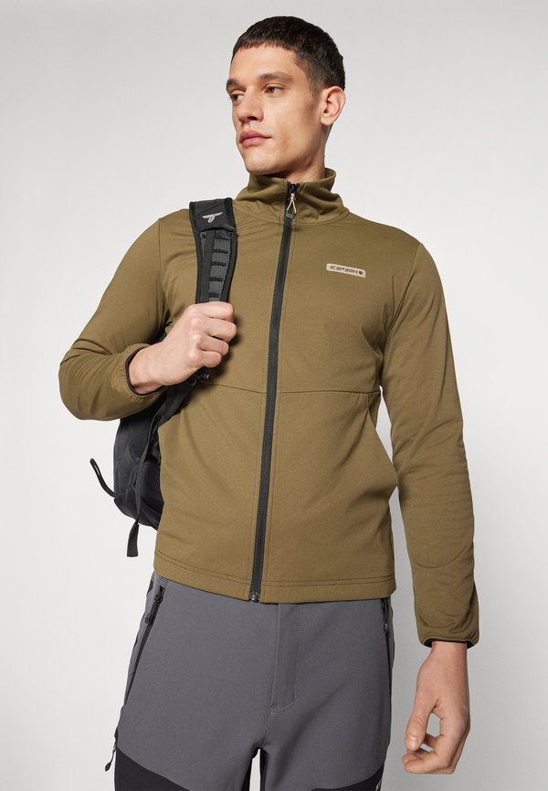 YAN - Zip-up sweatshirt - dark olive2