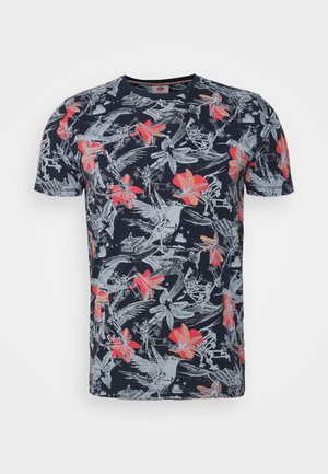 Print T-shirt - midnight navy