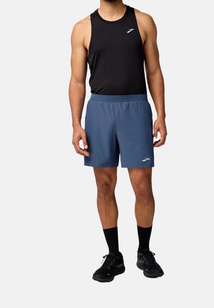 Brooks JOURNEY 7" - 2-in-1 Shorts - blue slate