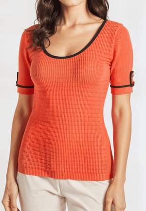 Camiseta estampada - naranja