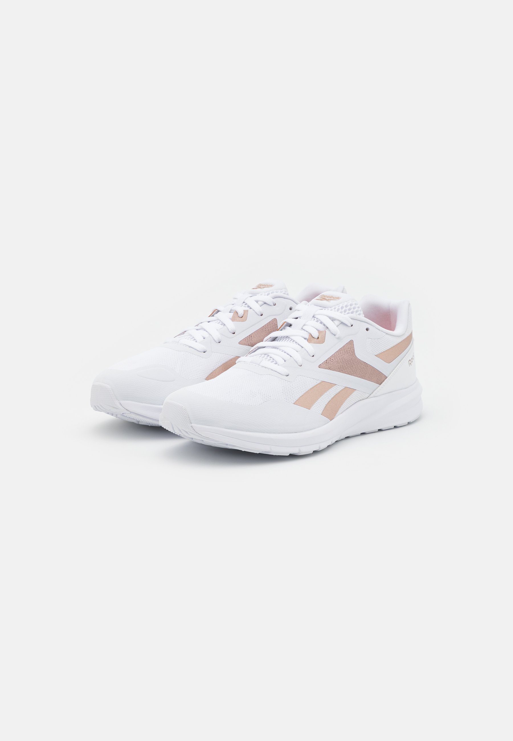 Reebok RUNNER 4.0 - Scarpe running neutre - white/rose gold/bianco - Zalando .it