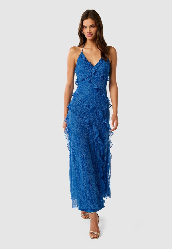KIMBERLEY RUFFLE MAXI - Cocktail dress / Party dress - intense azure