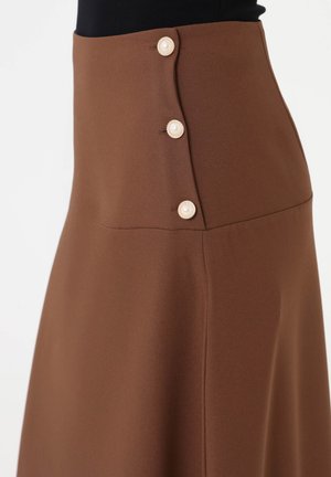 Modanisa, MODANISA SKIRT REFKA - Jupe longue - bitter chocolate