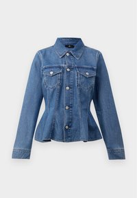 FLOUNCE TRUCKER JACKET - Casaco de ganga - blue denim