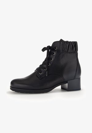 Gabor, Lace-up ankle boots - schwarz