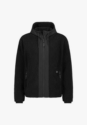 Sublevel, SUBLEVEL FLEECEJACKE MIT KAPUZE - Fleece jacket - black