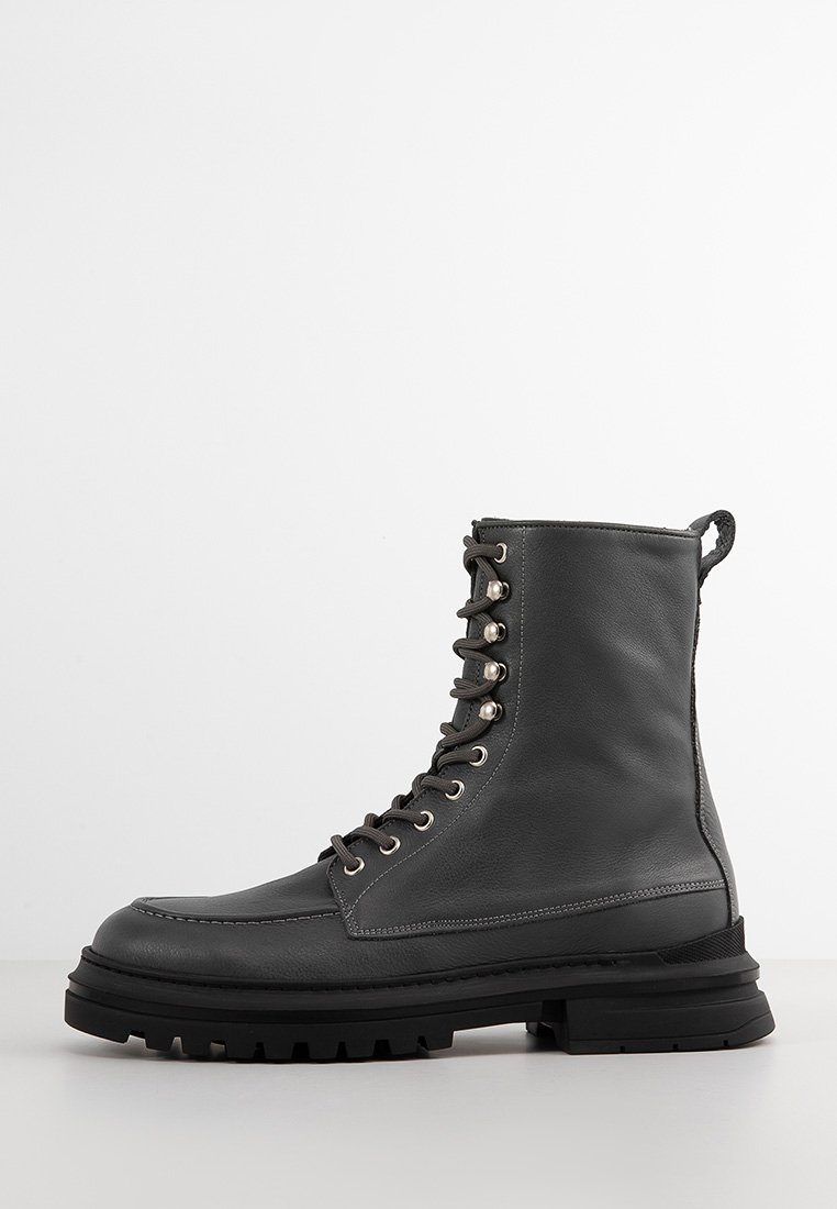 Copenhagen Studios Veterboots grijs Copenhagen Studios Veterboots grijs