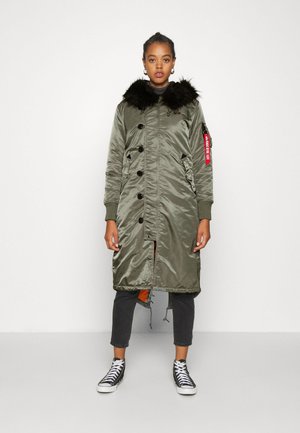 Alpha Industries LONG FISHTAIL - Parka - vintage green