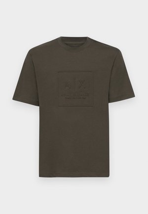 Armani Exchange T-shirt basic - black olive