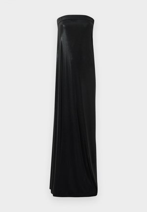 Norma Kamali STRAPLESS TAILORED SIDE SLIT GOWN - Vestido de cóctel - black