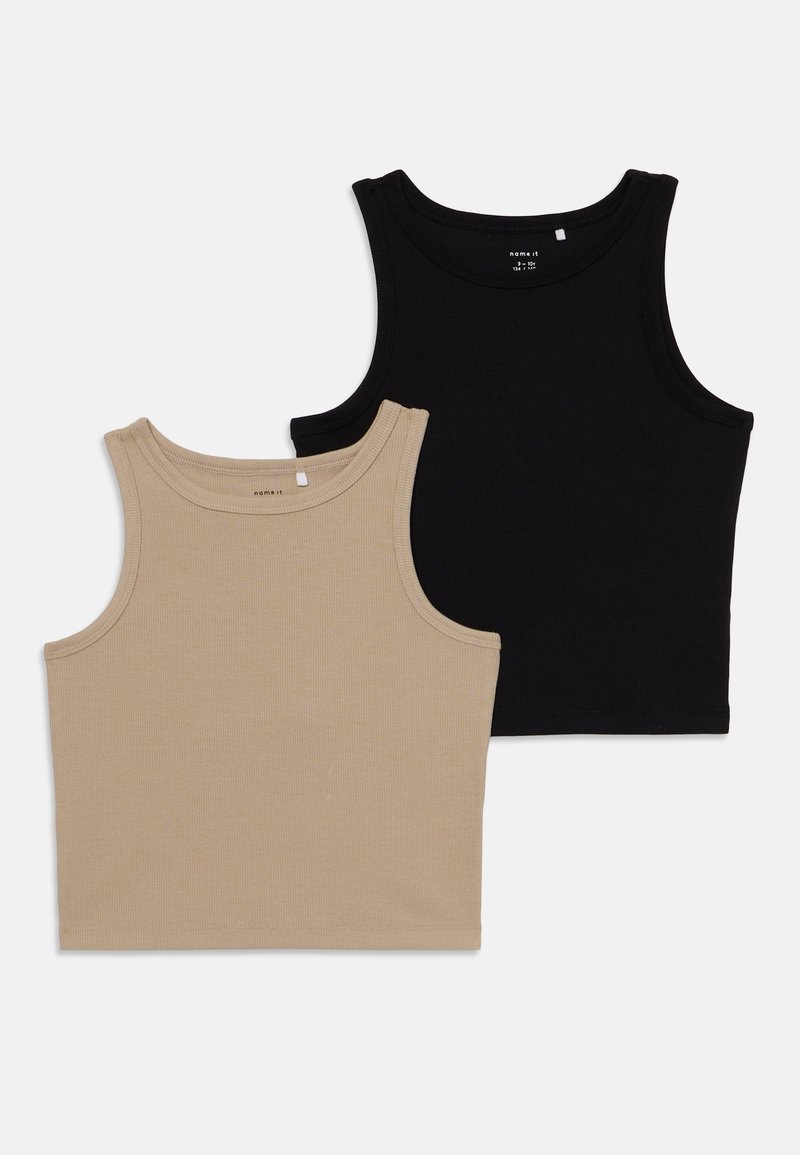 Name it - NAKAL 2 PACK - Top - pure cashmere/black, Enlarge