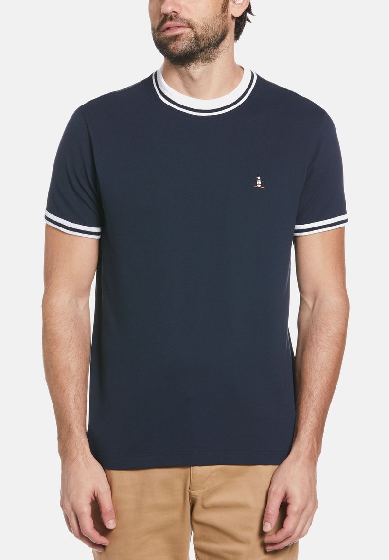 Original Penguin Basic T-shirt - dark sapphire/dark blue - Zalando