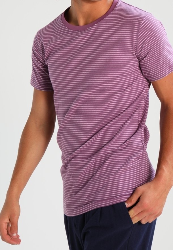 Lindbergh Jednoduché tričko - berry