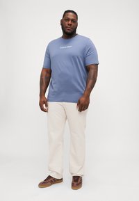 Calvin Klein HERO LOGO COMFORT - Μπλουζάκι με στάμπα - grisaille