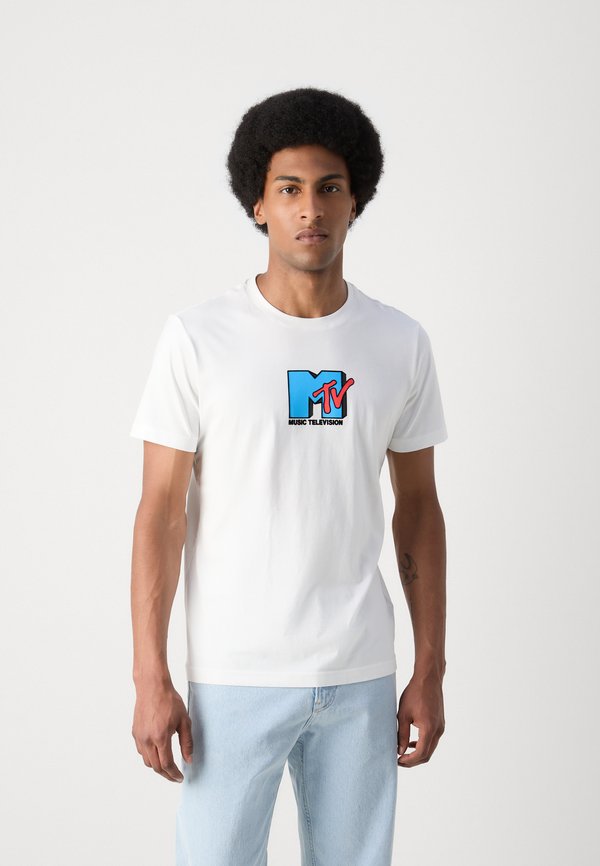 REGULAR FIT - Print T-shirt - cream4