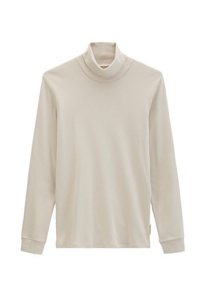 Marc O'Polo, JERSEY T-SHIRTS LONGSLEEVE, TURTLE - Longsleeve - linen beige