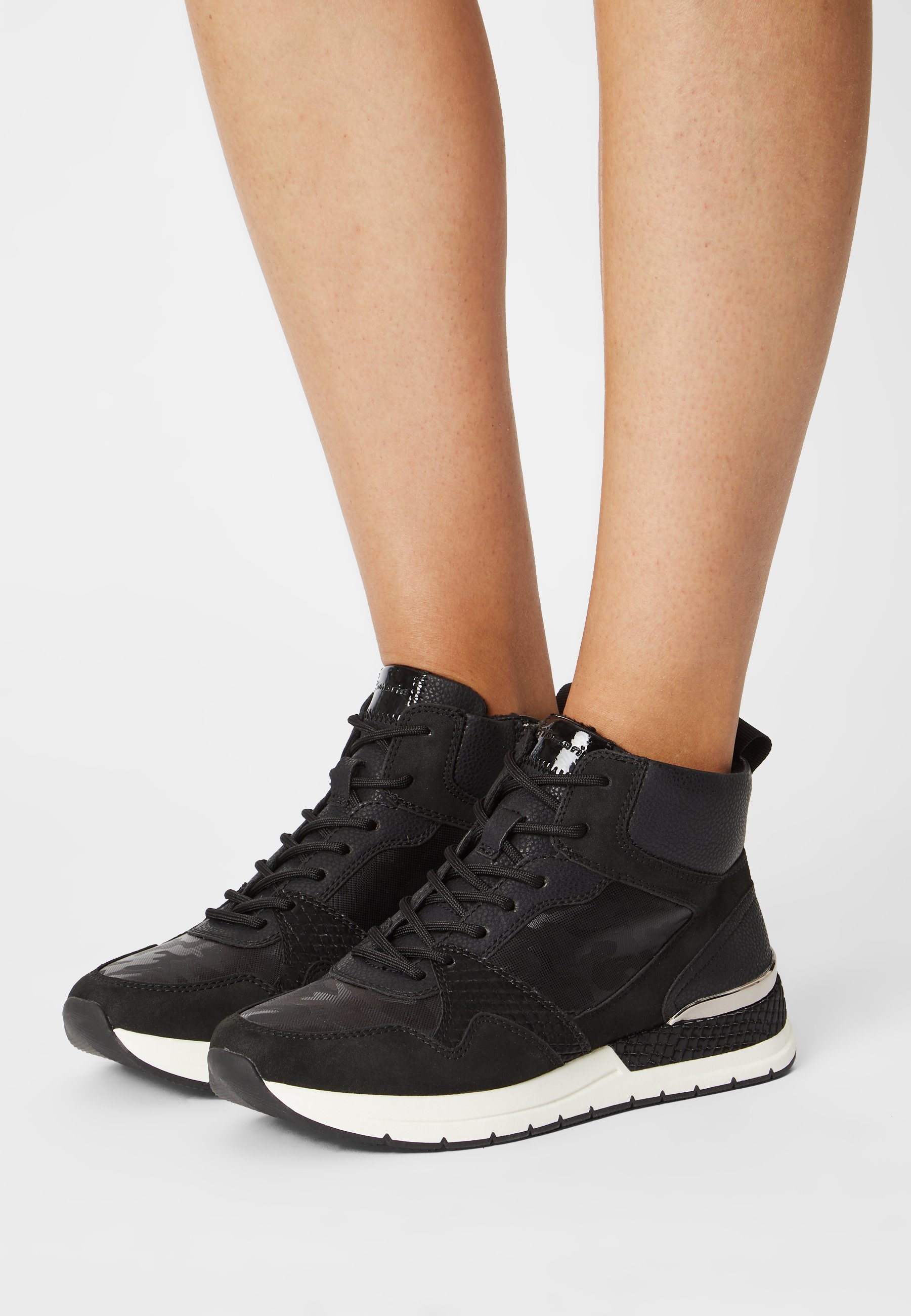 Tamaris Sneakers hoog - black/Zwart - Zalando.nl