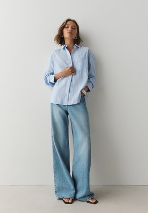 Next, 2 PACK - Blusa - white and blue white stripe