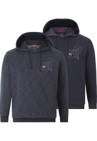 Jan Vanderstorm 2 PACK - Hoodie - dunkelblau