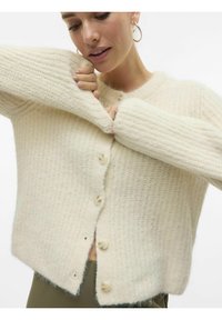 Vero Moda VMAWSOME LS O-NECK BOO - Kardiganas - birch
