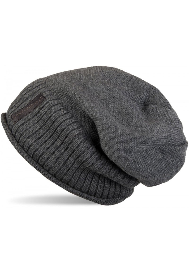 Herren Mützen | STYLEBREAKER Mütze grey/dunkelgrau - UE18028 Herren Mützen | STYLEBREAKER Mütze grey/dunkelgrau - UE18028