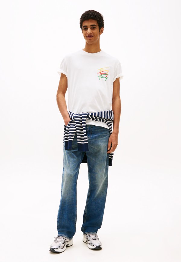 REG TWISTED SIGNTR EXT - Print T-shirt - ecru2