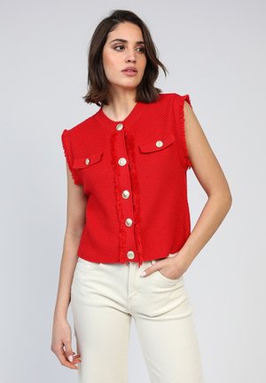AN'GE Veste sans manches - rouge