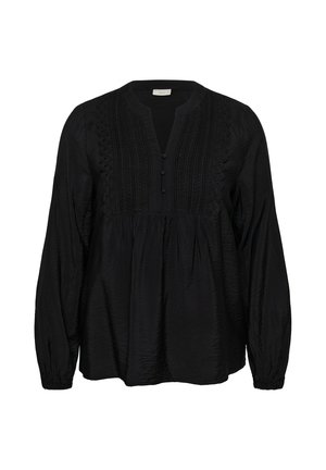 Kaffe Curve, KCGALINE BLOUSE - Blouse - black deep