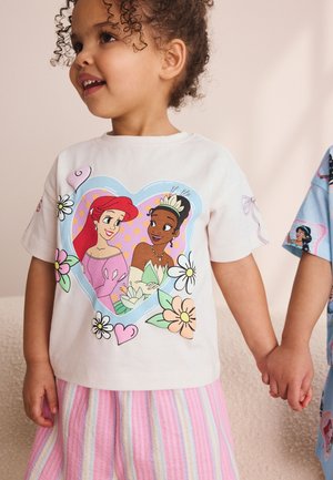 Next, REGULAR FIT - BLUE DISNEY PRINCESS SHORT PYJAMAS 2 PACK SET - Pyžamová súprava - pink