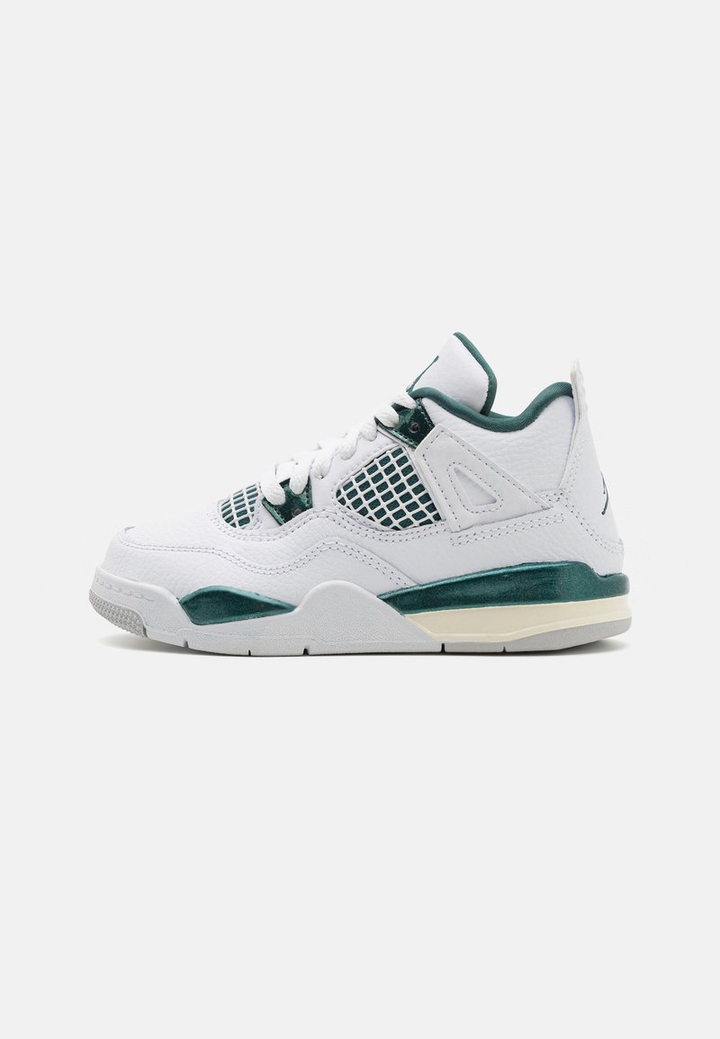 Jordan - JORDAN 4 RETRO UNISEX - Korvpallijalatsid - white/oxidized green/white/neutral grey, Suurenda