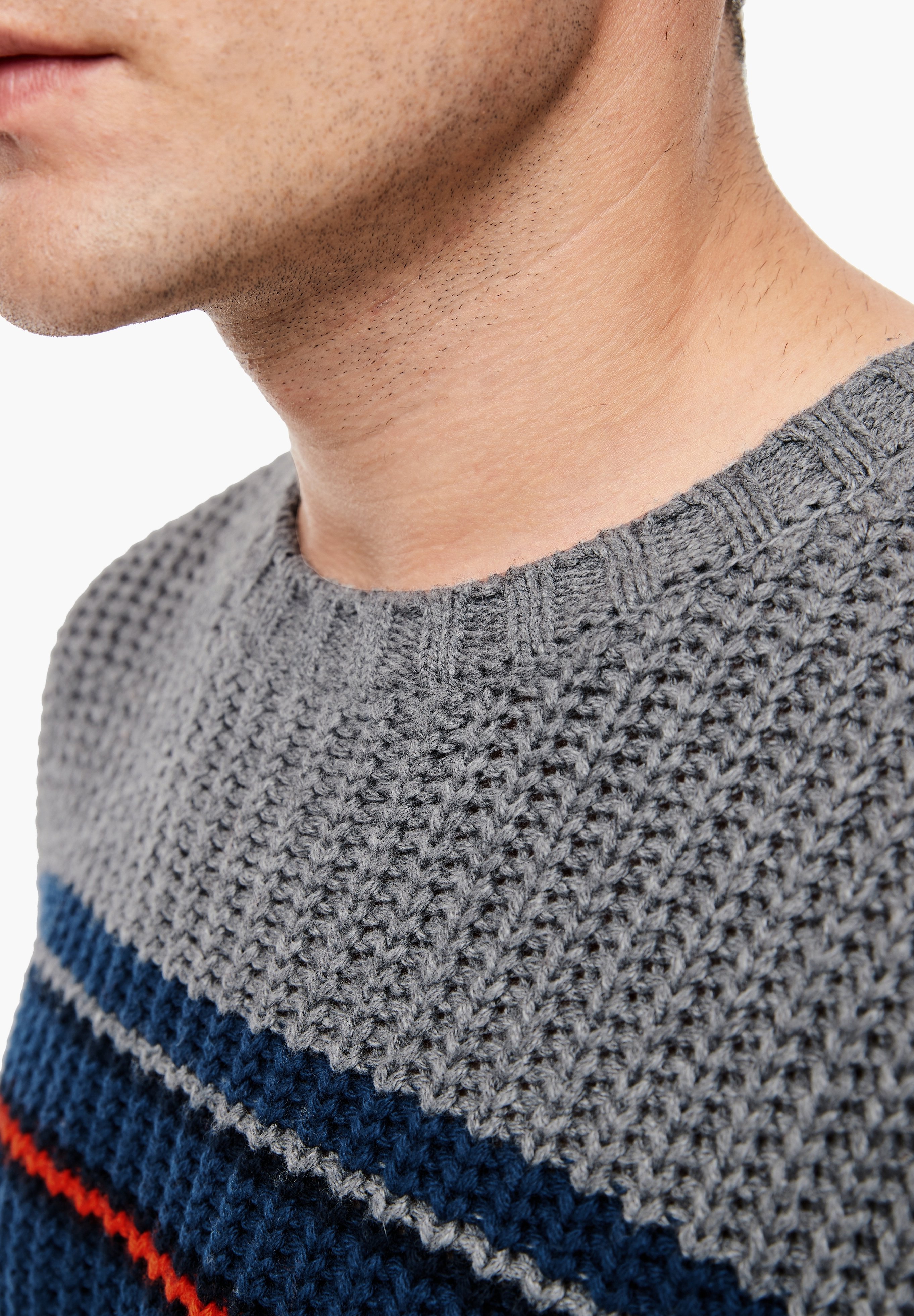 Homme MIT STREIFEN-DETAILS - Pullover Homme MIT STREIFEN-DETAILS - Pullover