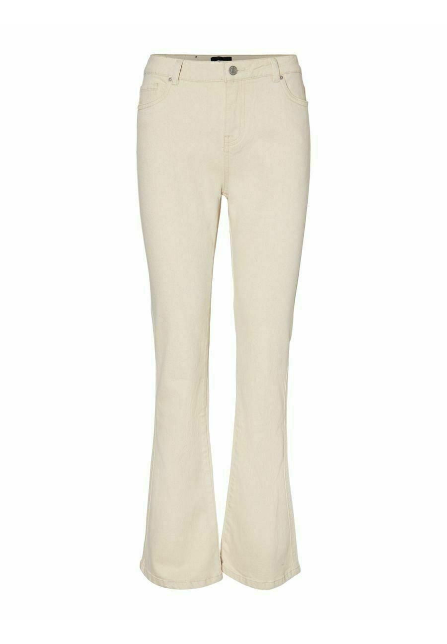 Vero Moda Flared Jeans - ecru/beige - Zalando.de