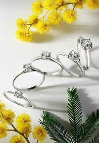 Live Diamond LIVE DIAMOND LAB GROWN - Ring - weißgoldfarben