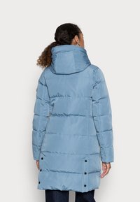 Marc O'Polo MIDDLE LENGTH DETACHABLE HOOD - Casaco de penas - sea blue