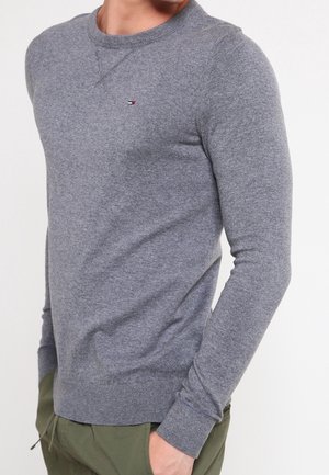 Jersey de punto - mottled dark grey