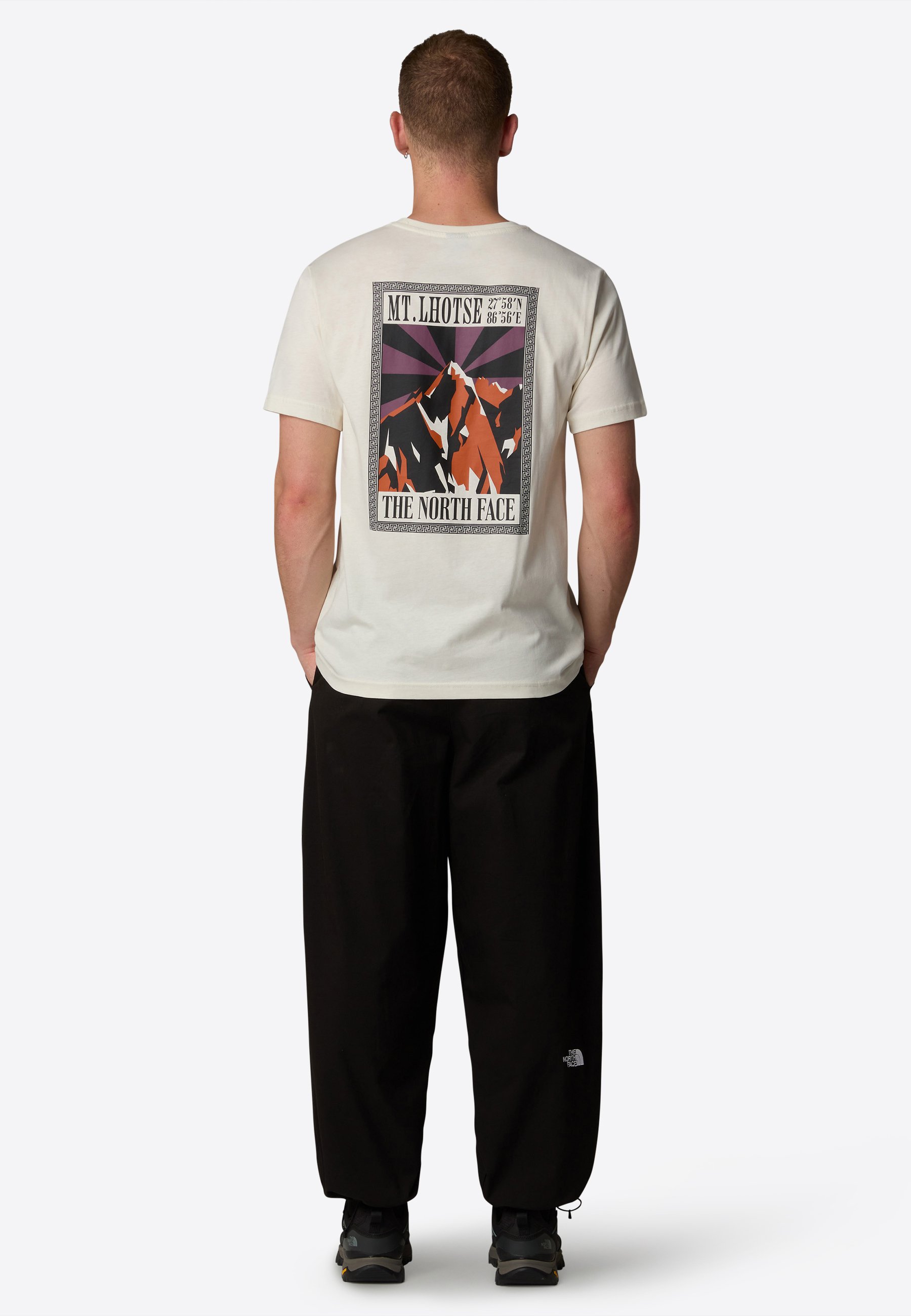 The North Face MOUNTAIN PEAK FRAME - Print T-shirt - white
