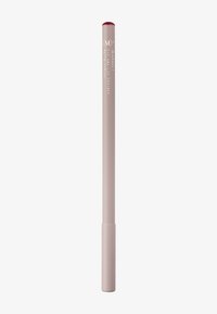 Crayon pour les yeux mat rose avec une pointe rouge ronde. Le design cylindrique présente un texte blanc minimaliste sur le corps pour l'identification du produit.