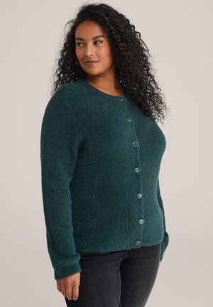 Chaqueta de punto - dark green