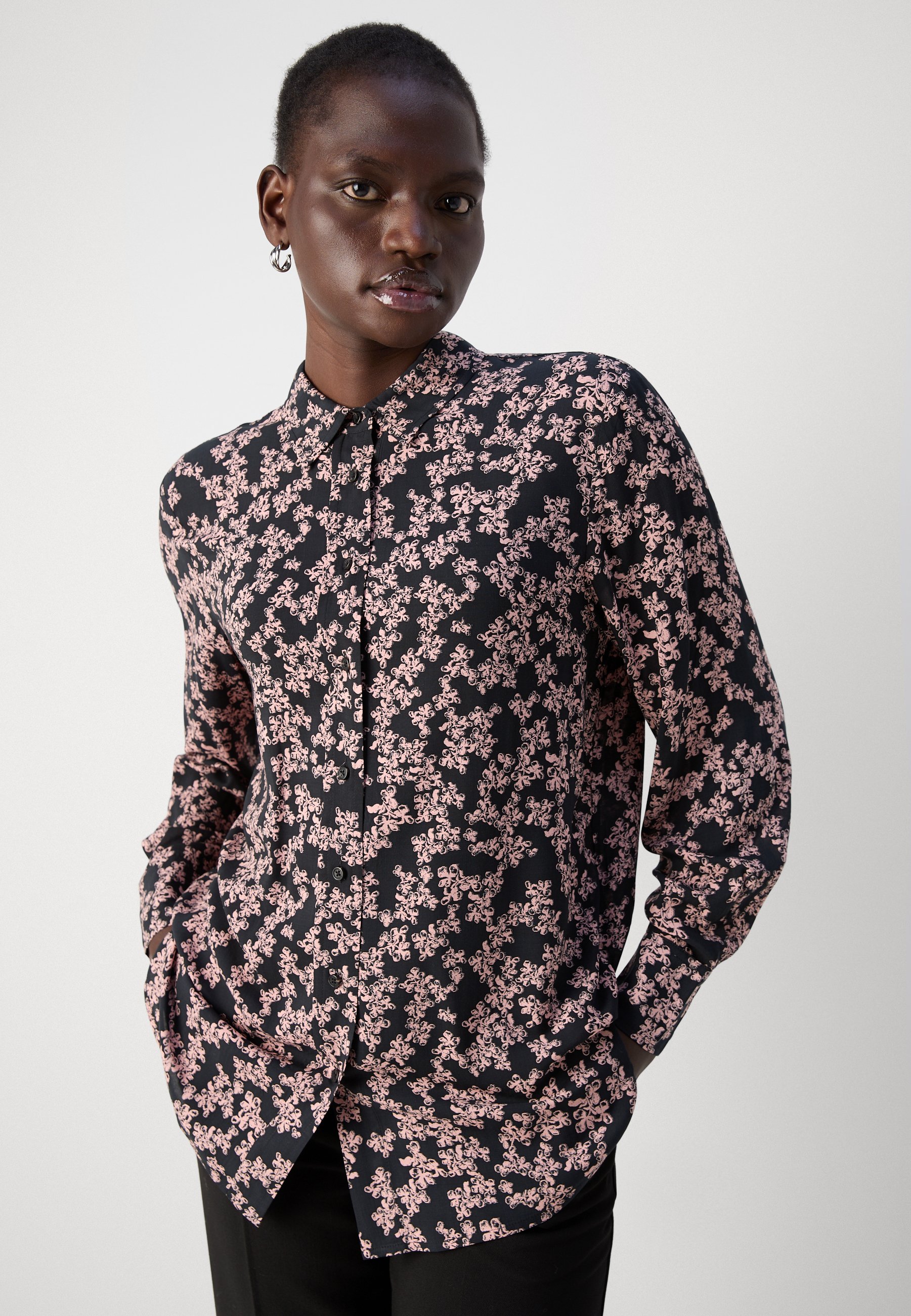 Scotch & Soda PRINTED RELAXED FIT SHIRT - Hemdbluse - dusty