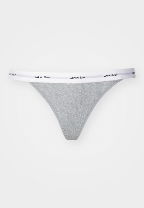 STRING THONG COTTON STRETCH RIB - Thong3