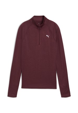 RUN VELOCITY CLOUDSPUN - T-shirt à manches longues - ruby shimmer heather