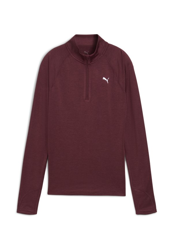 RUN VELOCITY CLOUDSPUN - Langarmshirt - ruby shimmer heather