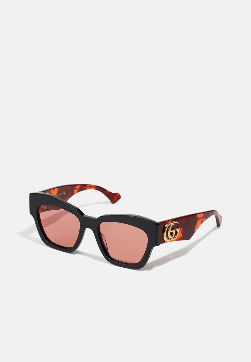 Gucci Óculos de sol - black/havana/orange