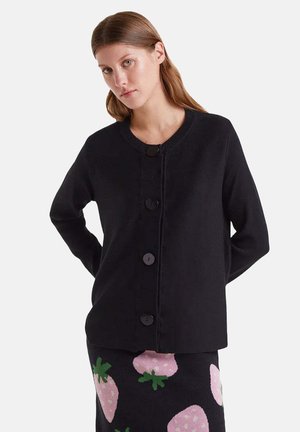 PUNTO - Chaqueta de punto - black