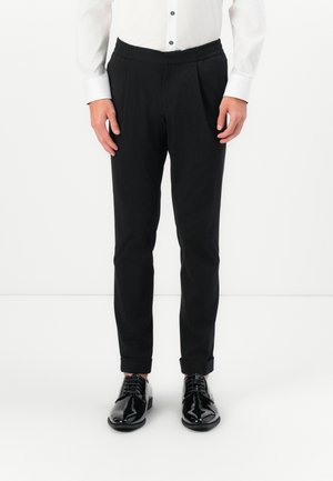 AIDAN TRAVEL - Suit trousers - black