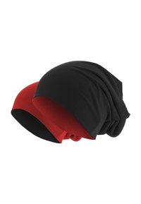 MD Accessories Beanie - black red