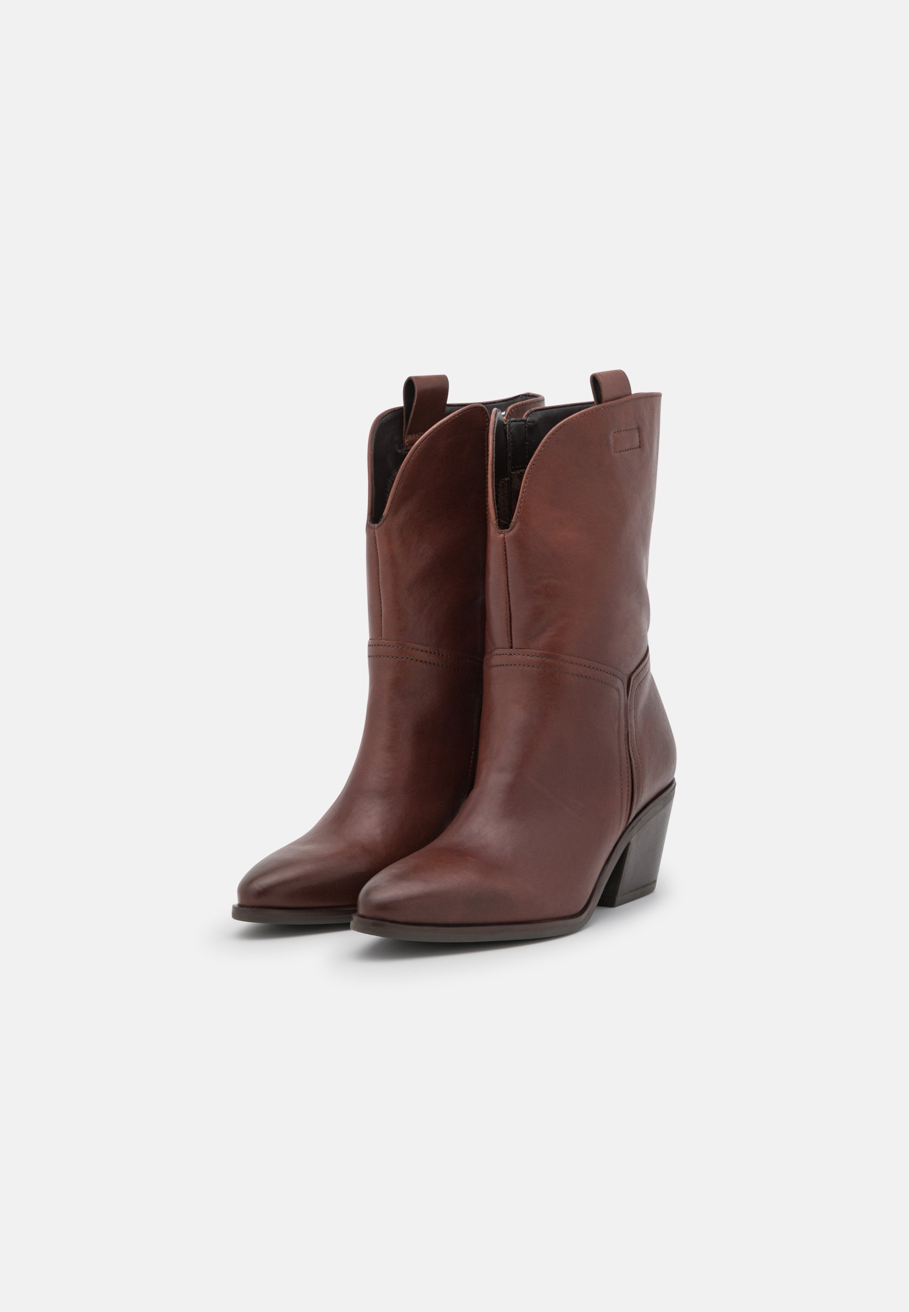 Gabor Comfort Cowboy/Biker boots - sattel/dark brown - Zalando.de