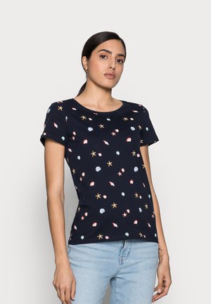 T-shirt imprimé - navy seashell