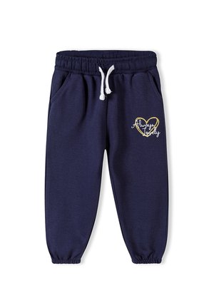 ELASTIC WAIST AND PULLED DOWN LEGS - Tréningruha alsók - dark blue