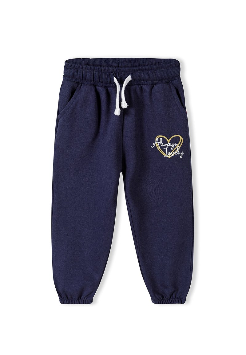 MINOTI ELASTIC WAIST AND PULLED DOWN LEGS - Treniņtērpa apakšdaļas - dark blue